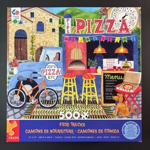 3/$20 🧩 Pips Pizza Truck 500 Piece Jigsaw Puzzle by Ceaco
